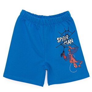 Marvel Spider- Man Şort, Mavi, 3 Yaş