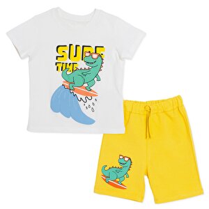 HelloBaby Sporty Dino  Beyaz, 6 - 9 Ay