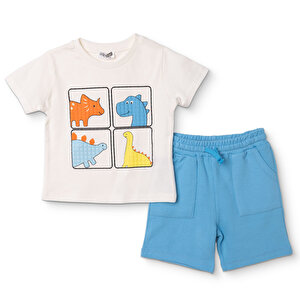 HelloBaby Sporty Dino  Beyaz, 6 - 9 Ay