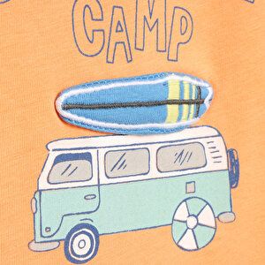 Summer Camp Tshirt-Şort Erkek Bebek