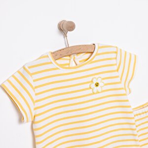 Sun Flower Kız Tshirt-Şort Kız Bebek