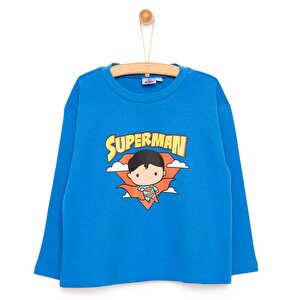 Warner Bros Superman Erkek U, Mavi, 9 Ay