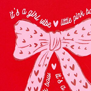 Kız Bebek Sweatshirt Şardonlu İki İplik Bisiklet Yaka Uzun Kol