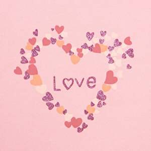 Kız Bebek Sweatshirt Şardonlu İki İplik Bisiklet Yaka Uzun Kol