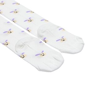 Tavşan Desenli Külotlu Çorap Kız Bebek Tavşan Desenli Külotlu Çorap Kız Bebek