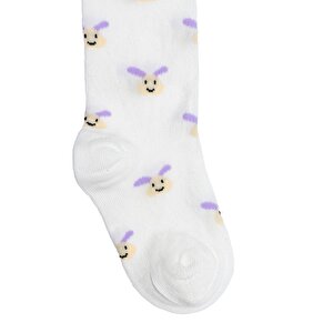 Tavşan Desenli Külotlu Çorap Kız Bebek Tavşan Desenli Külotlu Çorap Kız Bebek