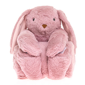 Tavşan Oyuncaklı Kız Battaniye 70x78 cm Kız Bebek Tavşan Oyuncaklı Kız Battaniye 70x78 cm Kız Bebek