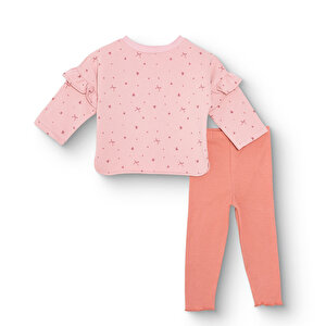 HelloBaby Teddy, Pembe Baskılı, 3 - 6 Ay