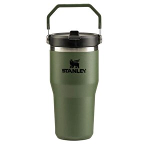 The IceFlow Flip Straw Tumbler 600ml yeş