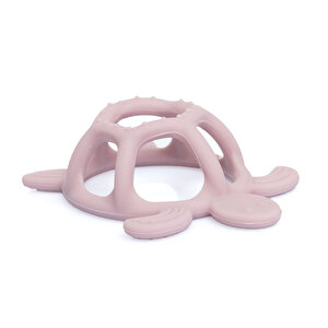 Pandish Tortoise Silikon Diş Kaşıyı lila