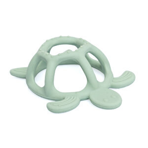 Pandish Tortoise Silikon Diş Kaşıyı yeşi