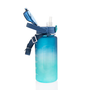 Tritan Matara Turkuaz Mavi 1500 ml