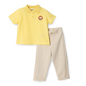 HelloBaby Tshirt - Pant, Sarı, 4 - 5 Yaş
