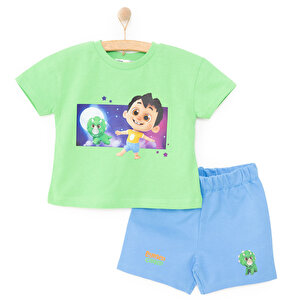 Eymen ile Çimen Tshirt-Ş, Yeşil, 1,5 Yaş