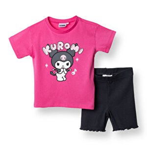 Hello Kitty Tshirt-Tayt, Pembe, 9 Ay