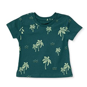 HelloBaby Tshirt, Yeşil, 6 - 9 Ay