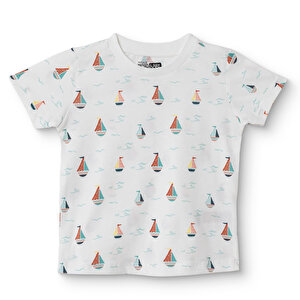 HelloBaby Tshirt, Beyaz, 3 - 6 Ay