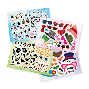 Tükenmeyen Sticker Kitabım - Eğlenceli Yüzler (100+ Tekrar Tekrar Kullanılabilen Sticker) Tükenmeyen Sticker Kitabım - Eğlenceli Yüzler (100+ Tekrar Tekrar Kullanılabilen Sticker)