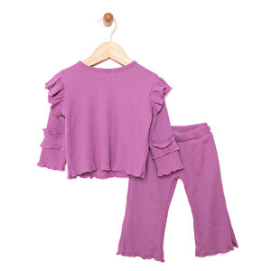 HelloBaby Tulip Kız Bluz - T, Mor, 1 Yaş