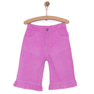 HelloBaby Tulip Kız Kadife, Lila, 1 Yaş