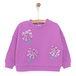 HelloBaby Tulip Kız Sweats, Pembe, 1 Yaş
