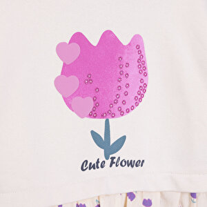 Tulip Kız Sweatshirt - Tayt Kız Bebek Tulip Kız Sweatshirt - Tayt Kız Bebek