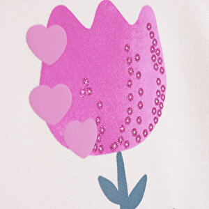 Tulip Kız Sweatshirt - Tayt Kız Bebek Tulip Kız Sweatshirt - Tayt Kız Bebek