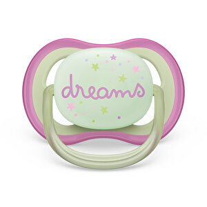 Ultra Air Gece Emziği 0-6 Ay, 2'li Paket, Kız Ultra Air Gece Emziği 0-6 Ay, 2'li Paket, Kız