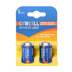 Onecell Ultra Dijital Alkalin C Boy Pil