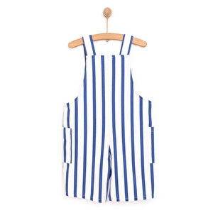 Under the Sea Çizgili Erkek Şort Salopet Erkek Bebek