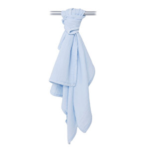 Mollia 2 Kat Unisex Müslin, Mavi, 80x100