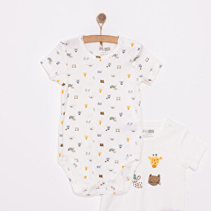 Unisex 2li Kısa Kol Body Unisex