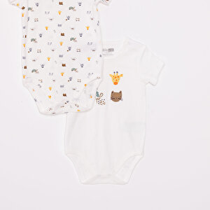 Unisex 2li Kısa Kol Body Unisex