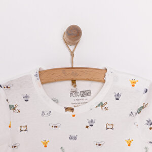 Unisex 2li Kısa Kol Body Unisex