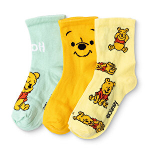 Disneybaby 3lü Soket Çorap, Sarı, 0-6 Ay