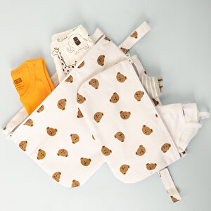 Unisex Ayıcık 2li Kirli-Temiz Çanta Unisex Ayıcık 2li Kirli-Temiz Çanta