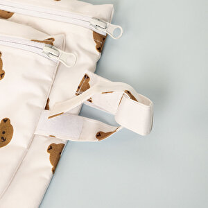 Unisex Ayıcık 2li Kirli-Temiz Çanta Unisex Ayıcık 2li Kirli-Temiz Çanta