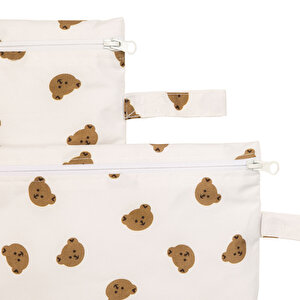 Unisex Ayıcık 2li Kirli-Temiz Çanta Unisex Ayıcık 2li Kirli-Temiz Çanta