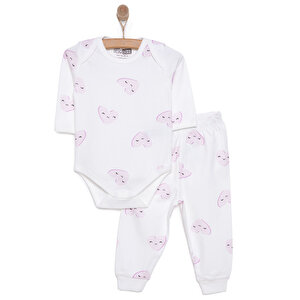 HelloBaby Unisex Kalp B, Ekru, Yenidoğan
