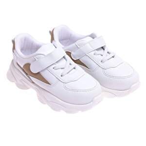 HelloBaby Unisex Spor Ayakkab, Beyaz, 25