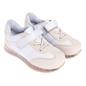 HelloBaby Unisex Spor Ayakkabı, Bej, 25