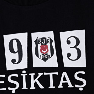 Unisex Sweatshirt İki İplik Bisiklet Yaka Uzun Kol