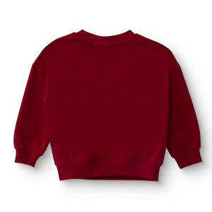 Unisex Sweatshirt İki İplik Bisiklet Yaka Uzun Kol