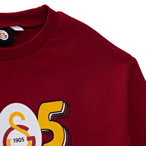 Unisex Sweatshirt İki İplik Bisiklet Yaka Uzun Kol