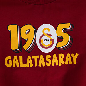 Unisex Sweatshirt İki İplik Bisiklet Yaka Uzun Kol