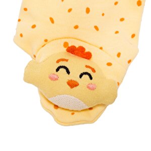 Unisex Yenidoğan 5li Askı Hastane Çıkışı İnterlok Zarf Yaka Uzun Kol Patikli Paça