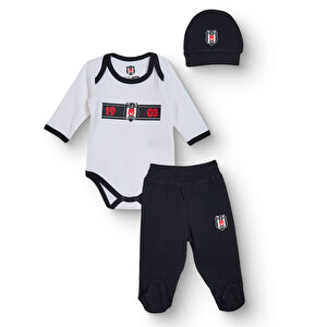 Beşiktaş Yenidoğan Body, Beyaz, 0 - 1 Ay