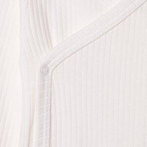 Unisex Zıbın Body İnterlok V Yaka Uzun Kol