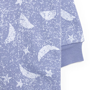 Kız Bebek Uyku Tulum İnterlok Fermuarlı 1  Tog Bisiklet Yaka Uzun Kol