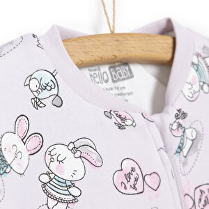 Kız Bebek Uyku Tulum İnterlok Fermuarlı 2 TOG Bisiklet Yaka Uzun Kol Kız Bebek Uyku Tulum İnterlok Fermuarlı 2 TOG Bisiklet Yaka Uzun Kol